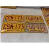 Image 3 : Twelve Manitoba 1976 License Plates Plus Two Novelty Plates