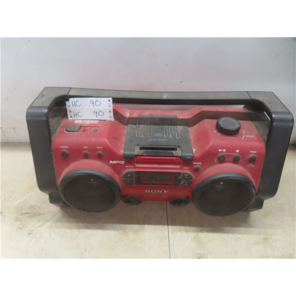 Sony ZS-H10CP Work Radio With CD Player - No Power Cord
