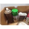 Image 2 : Box of Auto and Household Products Including Cleaners and Fluids