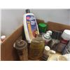 Image 4 : Box of Auto and Household Products Including Cleaners and Fluids