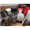 Image 6 : Box of Auto and Household Products Including Cleaners and Fluids
