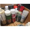 Image 8 : Box of Auto and Household Products Including Cleaners and Fluids