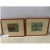 Image 1 : Pair of Double Matted A.Y. Jackson and Frederick Varley Prints 15" x 12"