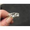 Image 11 : Sterling Silver and Cubic Zirconia Ring Set, Size 6, Total Weight 2.4 Grams