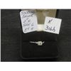 Image 1 : Sterling Silver and Cubic Zirconia Ring Set, Size 6, Total Weight 2.4 Grams