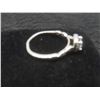 Image 3 : Sterling Silver and Cubic Zirconia Ring Set, Size 6, Total Weight 2.4 Grams