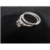 Image 9 : Sterling Silver and Cubic Zirconia Ring Set, Size 6, Total Weight 2.4 Grams