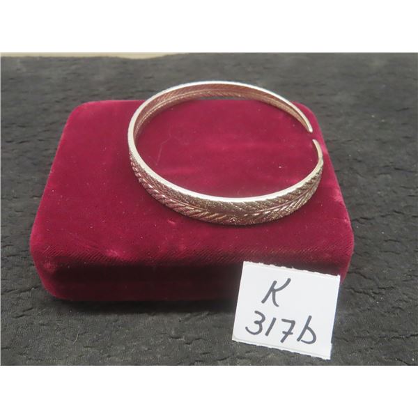 .999 Fine Silver Bracelet, Total Weight 21.6 Grams