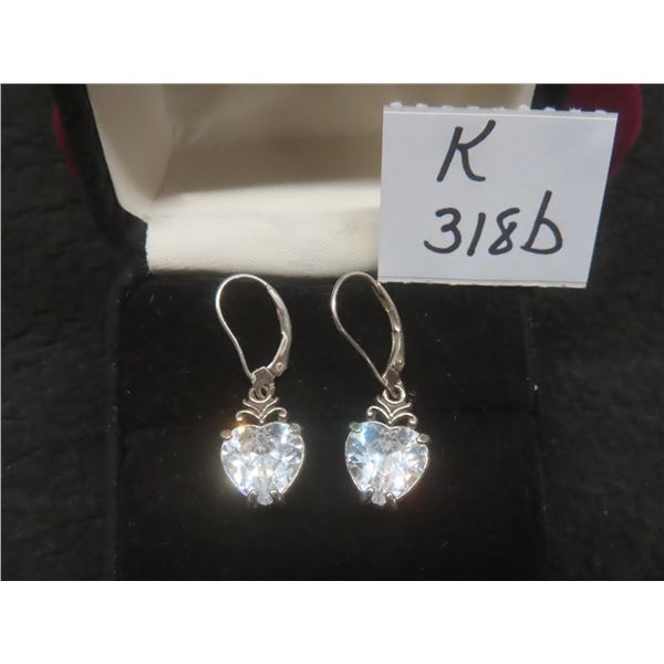 Sterling Silver Earrings, Total Weight 5.9 Grams