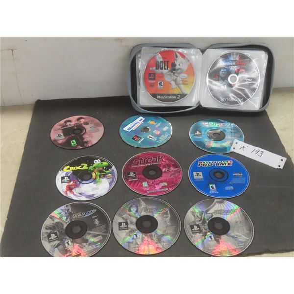 Thirty-Two Loose PlayStation Games for PlayStation 1, 2, 3, and 4