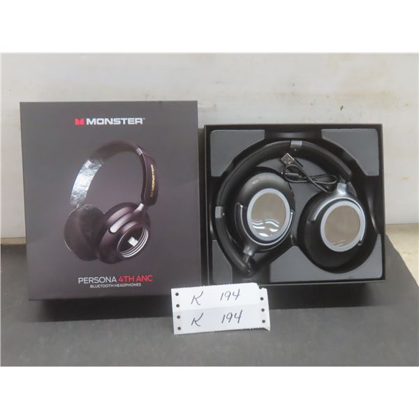 New Monster Persona 4th Active Noise Cancelling Bluetooth Headphones