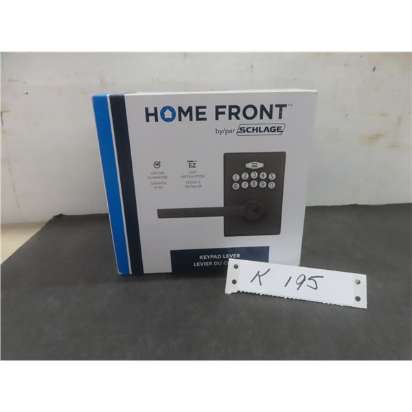 New Schlage Home Front Door Keypad Lever With Electronic Access