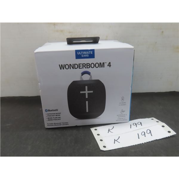 New Ultimate Ears Wonderboom 4 Bluetooth Portable Speaker