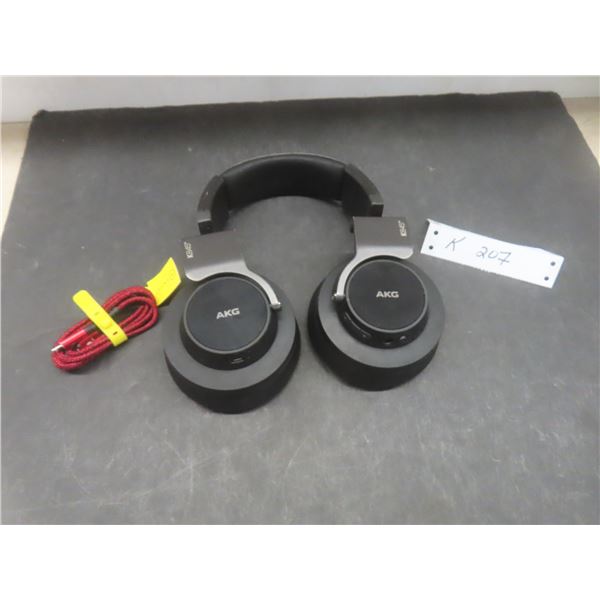 AKG K845BT Bluetooth Wireless On-Ear Headphones in Black, Tested and Working