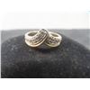 Image 4 : 14K Gold and Diamond Ring, Size 7 1/2, Total Weight 3.4 Grams