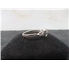 Image 3 : 10K White Gold and Diamond Ring, Size 10, Total Weight 2.8 Grams