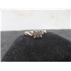 Image 4 : 10K White Gold and Diamond Ring, Size 10, Total Weight 2.8 Grams