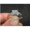 Image 7 : 10K White Gold and Diamond Ring, Size 10, Total Weight 2.8 Grams