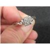Image 9 : 10K White Gold and Diamond Ring, Size 10, Total Weight 2.8 Grams
