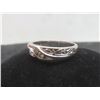 Image 2 : 10K White Gold and Diamond Ring, Size 12, Total Weight 5.2 Grams