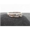 Image 3 : 10K White Gold and Diamond Ring, Size 12, Total Weight 5.2 Grams