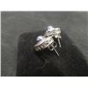 Image 3 : 14K White Gold and Blue Akoya Pearl Stud Earrings, Total Weight 3.8 Grams