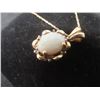 Image 5 : 10K Gold and Opal 19" Necklace, Total Weight 2 Grams