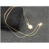 Image 8 : 10K Gold and Opal 19" Necklace, Total Weight 2 Grams