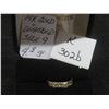 Image 1 : 14K Gold and Diamond Ring, Size 9, Total Weight 4.3 Grams