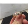 Image 5 : 14K Gold and Diamond Ring, Size 9, Total Weight 4.3 Grams