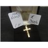 Image 1 : 10K Gold Crucifix, Total Weight 1 Gram