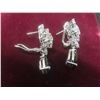 Image 2 : Sterling Silver Earrings, Total Weight 17.9 Grams