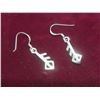 Image 2 : Sterling Silver Earrings, Total Weight 1.9 Grams