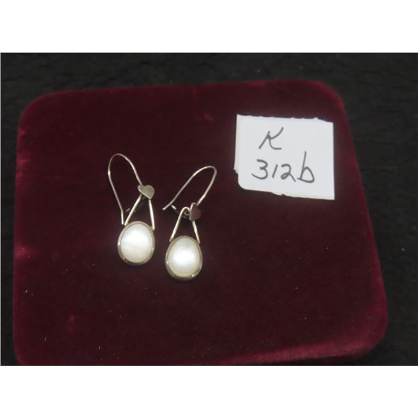 Sterling Silver Earrings, Total Weight 3.7 Grams