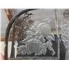 Image 9 : Glass and Wood Serving Tray and Vintage Poole Silver Plate Appetizer Tray With Frosted Design