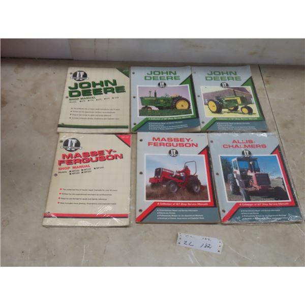 John Deere, Massey Ferguson, and Allis-Chalmers Tractor Manuals