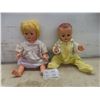 Image 1 : Vintage Baby Doll With Molded Hair Measuring 19" Tall and Drink/Wet Doll Measuring 20" Tall