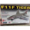 Image 7 : Three Aurora Model Aircraft Kits Including P-510 Mustang 1/24 Scale, F11F Tiger 1/48 Scale, and F-1