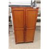 Image 1 : Computer Desk Cabinet With Key for Locking Door, 57 x 32 x 22