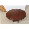 Image 2 : Antique Drop-Leaf Stand, Extended Size 23 x 29 x 20