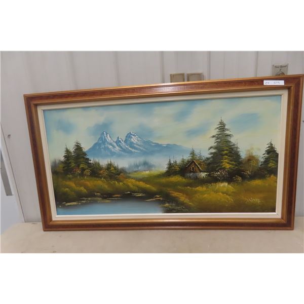 Painting on Canvas, 54 x 30 1/2
