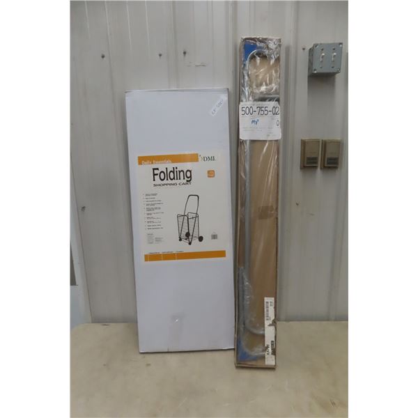 New Folding Shopping Cart and New Clothing Rack