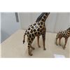Image 4 : Three Wooden Girraffs, Largest 24 Inches Tall