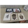 Image 1 : Native Art Print and Tribal Art, Largest 11 1/2 x 14
