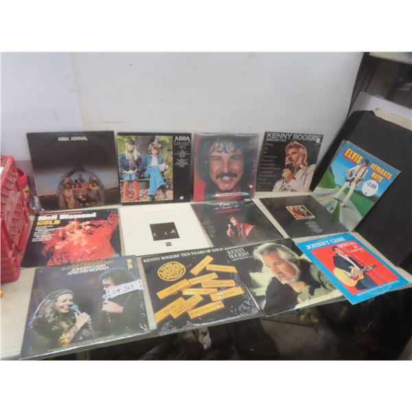 Thirteen Albums Including ABBA, Burton Cummings, Johnny Cash, Kenny Rogers, and More