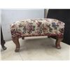 Image 2 : Vintage Magazine Rack, Upholstered Stool