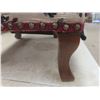 Image 3 : Vintage Magazine Rack, Upholstered Stool