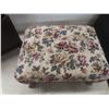 Image 5 : Vintage Magazine Rack, Upholstered Stool