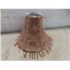 Image 2 : Eight Lamp Shades Including Fabric and Glass