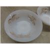 Image 4 : Twenty-Two Piece Federal Glass Golden Glory Pattern Milk Glass Set